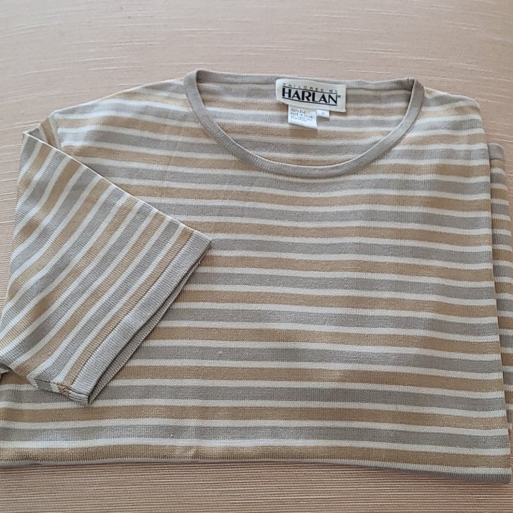 Harlan silk short sleeve tee